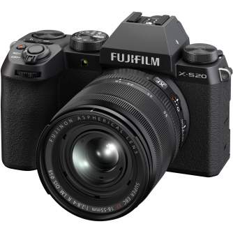 Mirrorless Cameras - Fujifilm X-S20 + XF18-55mm kit Black - buy today in store and with delivery