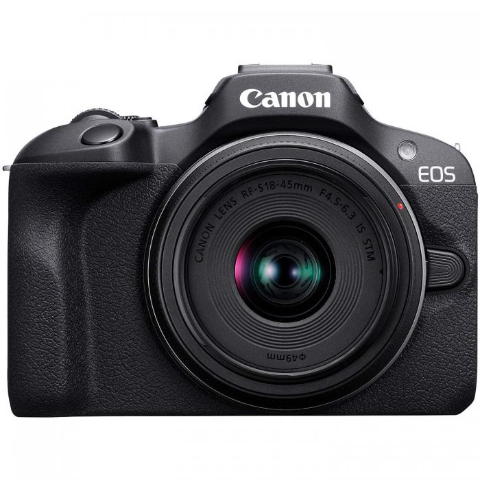 Mirrorless Cameras - Canon EOS R100 RF-S 18-45mm IS STM + RF-S 55-210mm IS STM Mirrorless Camera - quick order from manufacturer