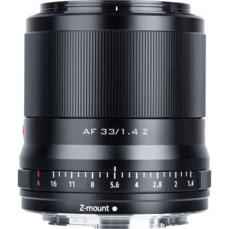 MIRRORLESS Objektīvi - Viltrox Z-33 F1.4 AF Nikon Z-Mount APS-C - ātri pasūtīt no ražotāja