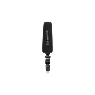 Smartphone Microphones - SARAMONIC SMARTMIC5 Shotgun микрофон со вспышкой для iPhone & iPad DI - быстрый заказ от производителя