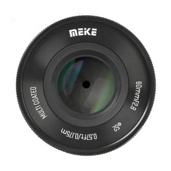 MIRRORLESS Objektīvi - Meike 60mm f/2.8 APS-C MF Macro Prime Lens (RF) MK-60MM F2.8 APS-C RF - ātri pasūtīt no ražotāja