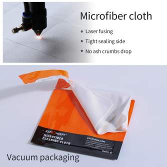 Foto kameras tīrīšana - K&F Concept 3pcs* Microfiber Cleaning cloth Kit, 15*15cm, White, Dry, in vacuum SKU.1683 - ātri pasūtīt no ražotāja