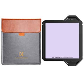 Kvadrātiskie filtri - K&F Concept 100*100*2mm Anti-light Pollution Square Filter with Protective Frame, HD Optical Glass Waterproof SKU.1903 - ātri pasūtīt no ražotāja