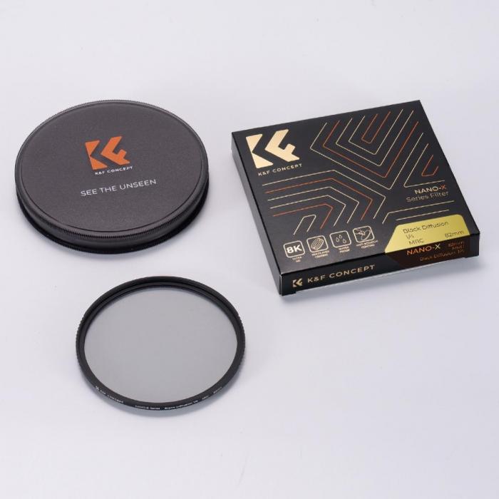 Soft Focus Filters - K&F Concept 49MM Nano-X Black Mist Filter 1/4 KF01.1476 - quick order from manufacturer