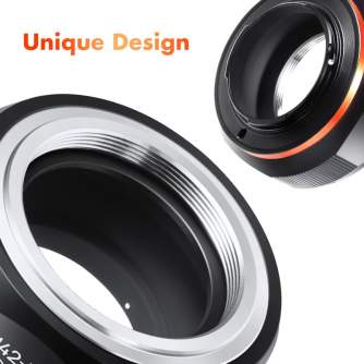 Adapters for lens - K&F Concept M42-M4/3 PRO high precision lens adapter (orange) M10125 Lens Adapter KF06.441 - quick order from manufacturer