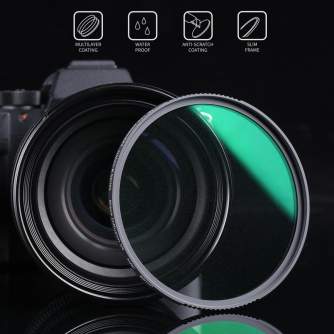 Soft Focus Filters - K&F Concept 67MM Nano-X Black Mist Filter 1/4, HD, Waterproof, Anti Scratch, Green Coated KF01.1481 - quick order from manufacturer