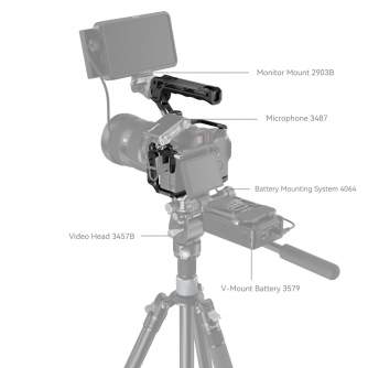 Ietvars kameram CAGE - SmallRig Cage Kit for Sony Alpha 7 III / Alpha 7R III 4198 4198 - ātri pasūtīt no ražotāja