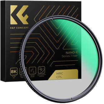 CPL Filters - K&F Concept 82MM XC16 Nano-X B270 CPL Filter, HD, Waterproof, Anti Scratch, Green Coated KF01.974V1 - quick order from manufacturer