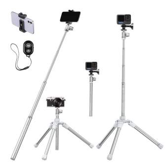 Tripod Accessories - K&F Concept 1,7m Eccentric Tube Cellphone Tripod, Lightweight Super Portable Selfie Stick, DSLR Camera Tripod E224A3+BH-18 Si... - quick order from manufacturer