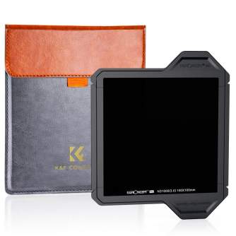 Neutral Density Filters - K&F Concept 100*100*2MM Square Full ND1000 with Lens Protection Bracket SKU.1809 - quick order from manufacturer