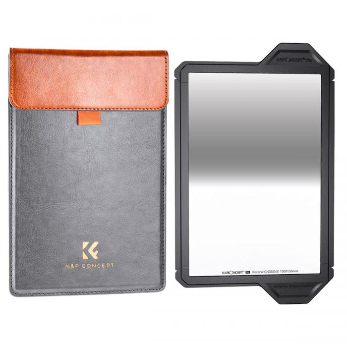 Square and Rectangular Filters - K&F Concept 100*150*2MM Square Reverse Graudated GND8 with Lens Protection SKU.1874 - quick order from manufacturer