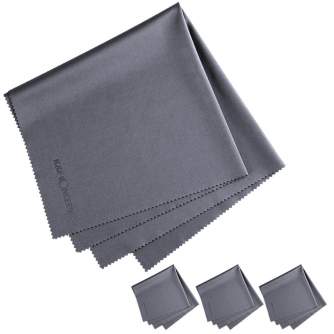 Foto kameras tīrīšana - K&F Concept K&F Cleaning cloth set for Electronics, dark gray, 4 pieces, 40.6*40.6cm SKU.1690 - ātri pasūtīt no ražotāja