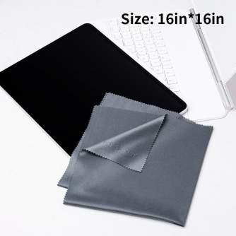 Foto kameras tīrīšana - K&F Concept Cleaning cloth set for Electronics, dark gray, 4 pieces, 40.6*40.6cm SKU.1690 - ātri pasūtīt no ražotāja