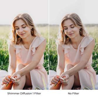 Soft filtri - K&F Concept K&F 52mm Shimmer Diffusion 1 Filter Optical Glass Glimmer Effect - быстрый заказ от производителя