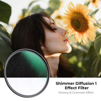 Soft Focus Filters - K&F Concept 52mm Shimmer Diffusion 1 Filter Optical Glass Glimmer Effect Filter - quick order from manufacturer