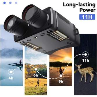 Optiskie tēmekļi - K&F Concept R6 Digital Night Vision Binoculars, 1080p Full HD Photo and Video - ātri pasūtīt no ražotāja