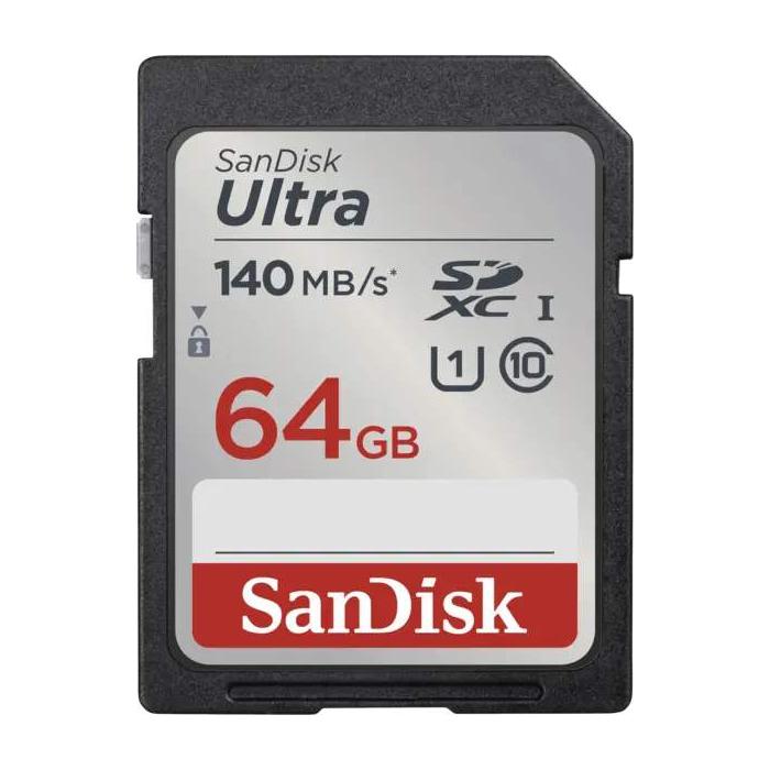 Memory Cards - SanDisk Ultra SDXC UHS-I 140MB/s 64GB (SDSDUNB-064G-GN6IN) - quick order from manufacturer