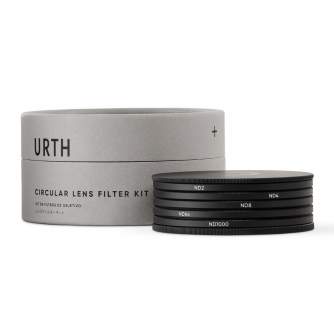 ND neitrāla blīvuma filtri - Urth 43mm ND2, ND4, ND8, ND64, ND1000 Lens Filter Kit (Plus+) - быстрый заказ от производителя