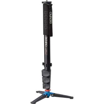 Monopods - Benro A48FD Series 4 Aluminum Monopod with 3-Leg Locking Base - quick order from manufacturer