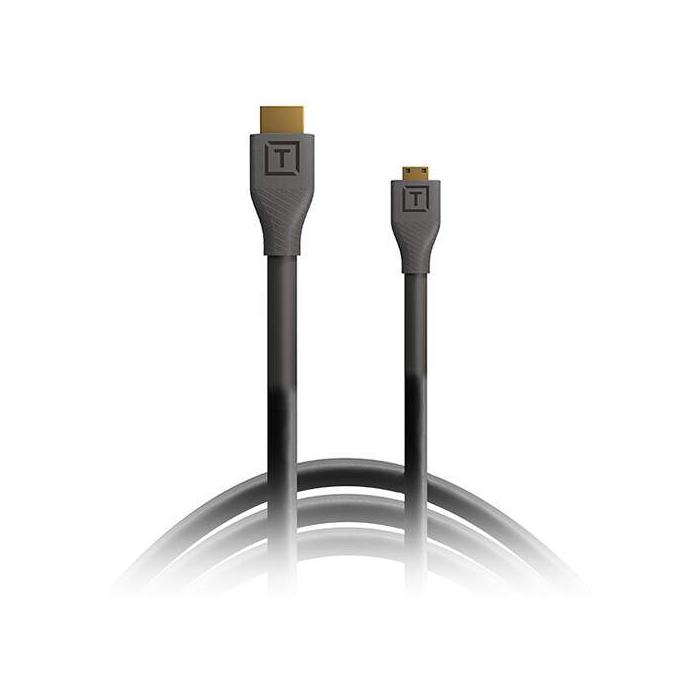 Video vadi, kabeļi - TETHERPRO HDMI MICRO TO HDMI 2.0 BLACK 4.6M - быстрый заказ от производителя