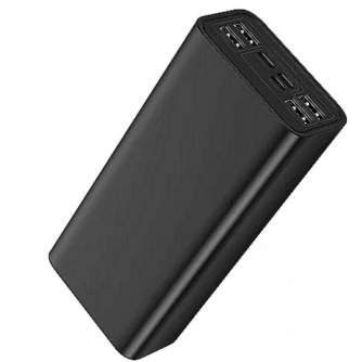 Power Banks - Powerbank Baseus Amblight 30000mAh, 4xUSB, USB-C, 65W (black) - buy today in store and with delivery