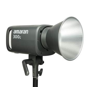 Video gaismas - Amaran 300C RGBWW krāsains LED lukturis S-Type Bowens 300W noma