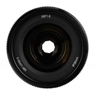 Objektīvi bezspoguļa kamerām - Yongnuo YN 50 mm f/1.8 DF DSM objektīvs Nikon Z - ātri pasūtīt no ražotāja