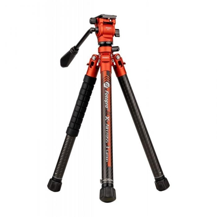 Штативы для фотоаппаратов - Fotopro X-Aircross 3 Lite Video Tripod - Orange - быстрый заказ от производителя