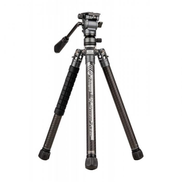 Foto statīvi - Fotopro X-Aircross 3 Video Tripod - Gray - ātri pasūtīt no ražotāja