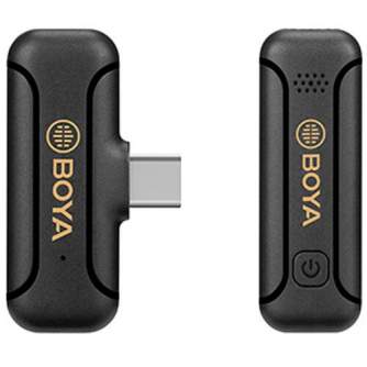 Wireless Lavalier Microphones - BOYA BY-WM3T2-U1 - 2.4G MINI WIRELESS MICROPHONE - FOR ANDRIOD DEVICES 1+1 - quick order from manufacturer