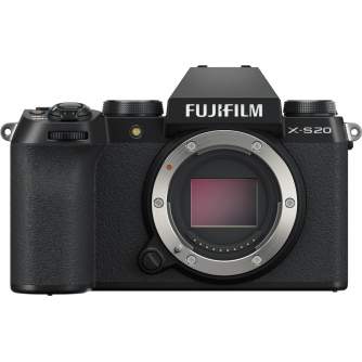 Mirrorless Cameras - Fujifilm X-S20 Black - quick order from manufacturer