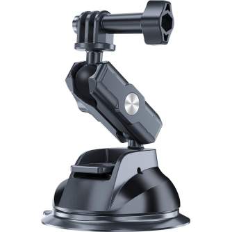 Discontinued - TELESIN Universal Suction Cup Holder with phone holder and action camera mounting TE-SUC-012