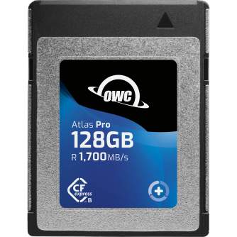 Atmiņas kartes - OWC CFEXPRESS ATLAS PRO R1700/W1400 (TYPE B) 128GB OWCCFXB2P00128 - быстрый заказ от производителя