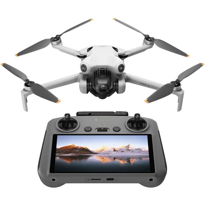 DJI Droni - DJI MINI PRO 4 drone w. DJI RC 2 remote - купить сегодня в магазине и с доставкой