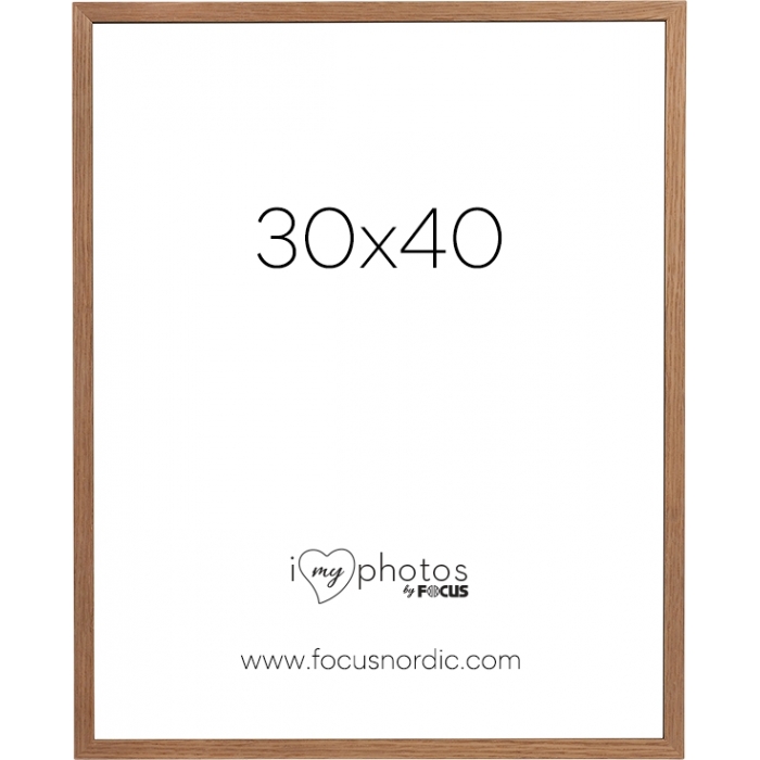 Photo Frames - FOCUS SOUL OAK VENEER 30X40 120919 - quick order from manufacturer