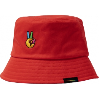 Clothes - Polaroid Red Bucket Hat 124937 6319 - quick order from manufacturer