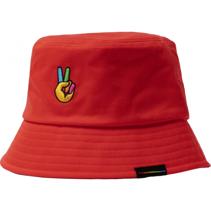 Drabužiai - Polaroid Red Bucket Hat 124937 6319 - быстрый заказ от производителя