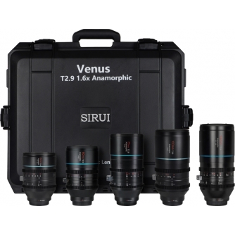 Objektīvi - SIRUI ANAMORPHIC VENUS 5X LENS KIT (35/50/75/100/150MM) + HARD CASE E-MOUNT VENUS 5X SET E-MOUNT - ātri pasūtīt no ražotāja