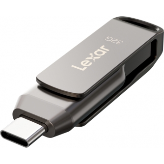 USB memory stick - LEXAR JUMPDRIVE DUAL DRIVE D400 TYPE-C/TYPE-C & TYPE-A, UP TO 100MB/S READ (USB 3.1) 32GB LJDD400032G-BNQNG - quick order from manufacturer