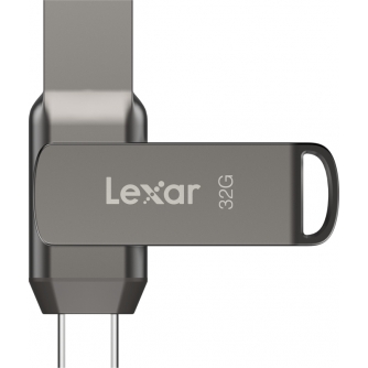 USB memory stick - LEXAR JUMPDRIVE DUAL DRIVE D400 TYPE-C/TYPE-C & TYPE-A, UP TO 100MB/S READ (USB 3.1) 32GB LJDD400032G-BNQNG - quick order from manufacturer