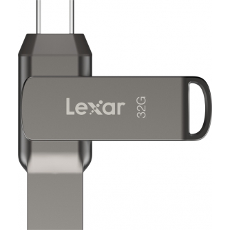 USB memory stick - LEXAR JUMPDRIVE DUAL DRIVE D400 TYPE-C/TYPE-C & TYPE-A, UP TO 100MB/S READ (USB 3.1) 32GB LJDD400032G-BNQNG - quick order from manufacturer