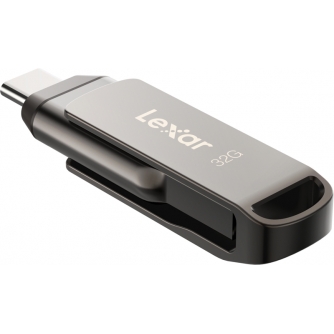 USB memory stick - LEXAR JUMPDRIVE DUAL DRIVE D400 TYPE-C/TYPE-C & TYPE-A, UP TO 100MB/S READ (USB 3.1) 32GB LJDD400032G-BNQNG - quick order from manufacturer