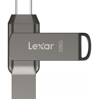 USB memory stick - LEXAR JUMPDRIVE DUAL DRIVE D400 TYPE-C/TYPE-C & TYPE-A, UP TO 130MB/S READ (USB 3.1) 128GB LJDD400128G-BNQNG - quick order from manufacturer