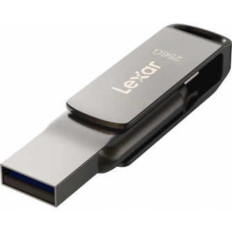 Zibatmiņas - LEXAR JUMPDRIVE DUAL DRIVE D400 TYPE-C/TYPE-C & TYPE-A, UP TO 130MB/S READ (USB 3.1) 256GB LJDD400256G-BNQNG - ātri pasūtīt no ražotāja