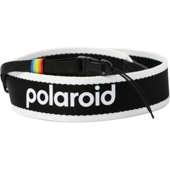 Kameru siksniņas - POLAROID CAMERA STRAP FLAT BLACK & WHITE 6308 - быстрый заказ от производителя