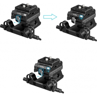 Rigu aksesuāri - SMALLRIG 4233 HEIGHT ADJUSTABLE MOUNT PLATE KIT UNIVERSAL ARCA & MANFROTTO COMPATIBLE 4233 - ātri pasūtīt no ražotāja