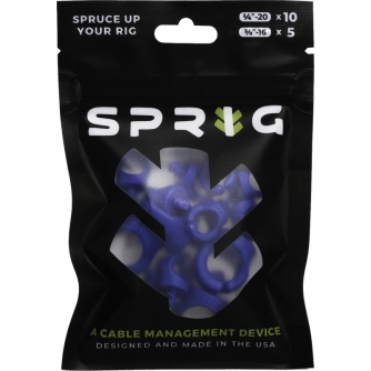 Wires, cables for video - SPRIG BLUE VALUE PACK 10X 1/4” SPRIGS + 5X 3/8” BIG SPRIGS VPK-S10-B5-BL - quick order from manufacturer