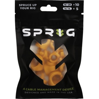 Video vadi, kabeļi - SPRIG ORANGE VALUE PACK 10X 1/4 SPRIGS + 5X 3/8 BIG SPRIGS VPK-S10-B5-O - быстрый заказ от производителя