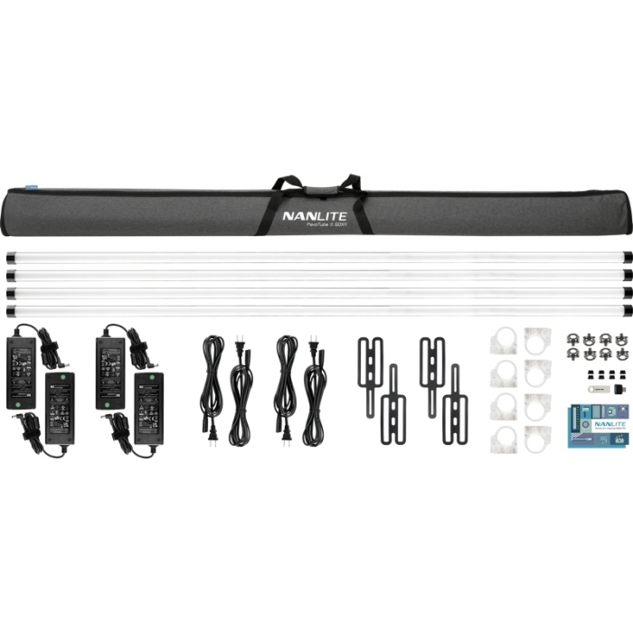 Sortimenta jaunumi - NANLITE PAVOTUBE II 60XR 4KIT-S LED TUBE LIGHT 15-2029-4KIT-S - ātri pasūtīt no ražotāja