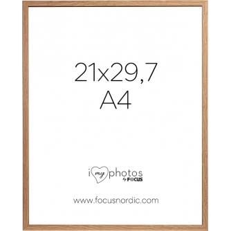 Photo Frames - FOCUS ROCK OAK VENEER 21X29,7 (A4) 120965 - quick order from manufacturer